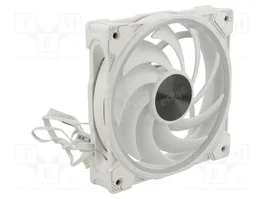 Akasa AK-FN108-WH Ventilador Axial 120mm Blanco con LED RGB