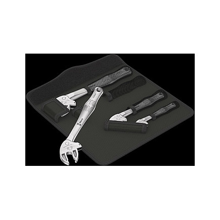 Wera Joker 6004 Set 1 Juego de 4 Llaves de Boca Abierta Ajustables