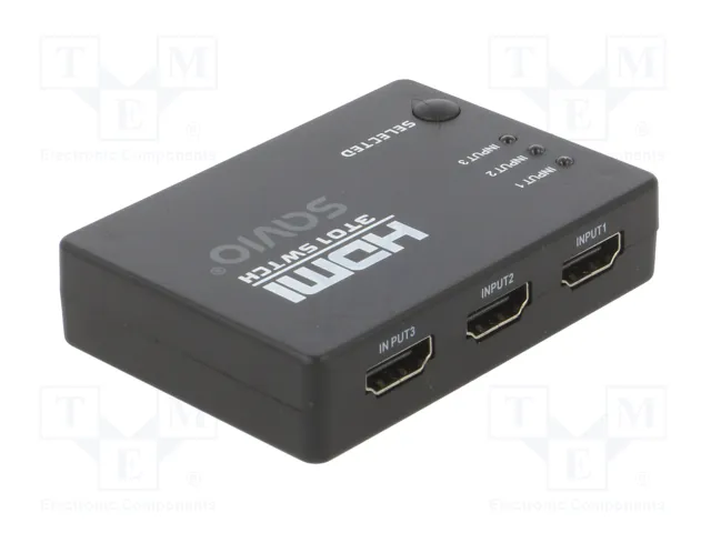 SAVIO CL-28 Switch HDMI 3D Full HD 1080p Negro