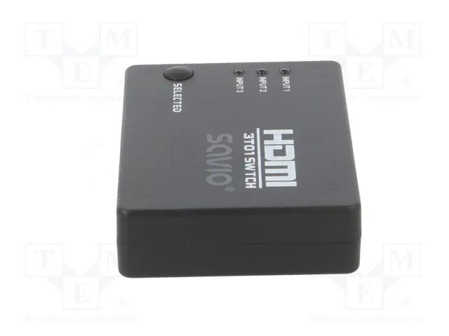 SAVIO CL-28 Switch HDMI 3D Full HD 1080p Negro