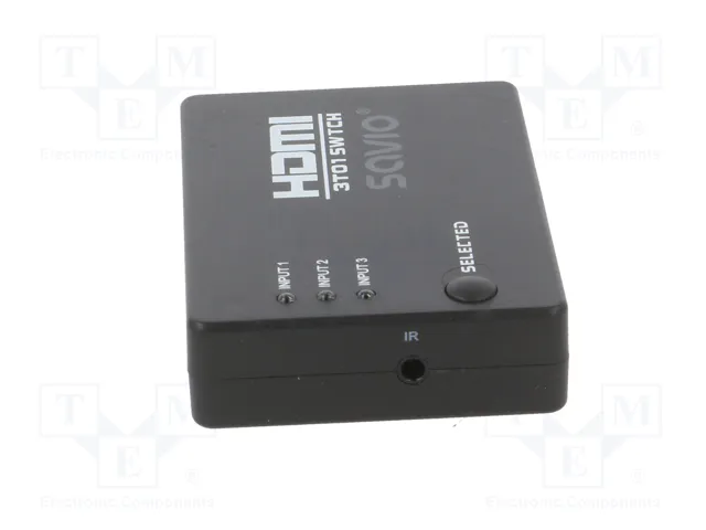 SAVIO CL-28 Switch HDMI 3D Full HD 1080p Negro