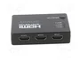 SAVIO CL-28 Switch HDMI 3D Full HD 1080p Negro