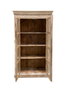 DKD Home Decor Vitrina Item Home Blanco 44 x 210 x 120 cm Mango Tallado a Mano Estilo Decape