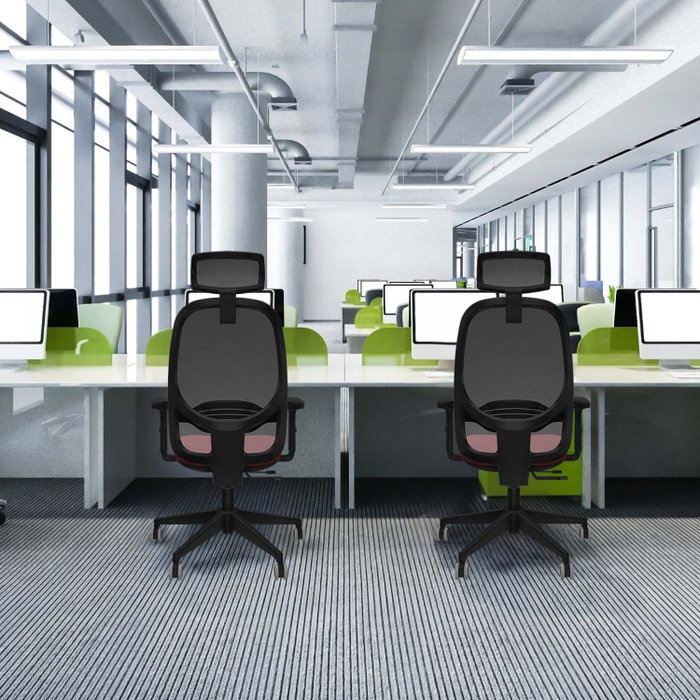 PIQUERAS Y CRESPO Silla de oficina Cilanco con mecanismo Sincro/Traslack, Blanco y Negro PIQUERAS Y CRESPO Silla de oficina Cilanco con mecanismo Sincro/Traslack, Blanco y Negro