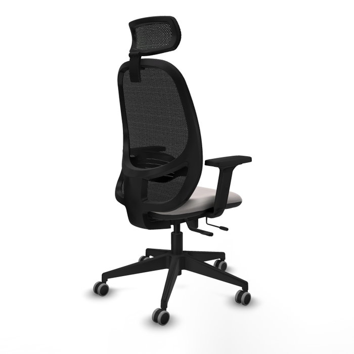 PIQUERAS Y CRESPO Silla de oficina Cilanco con mecanismo Sincro/Traslack, Blanco y Negro PIQUERAS Y CRESPO Silla de oficina Cilanco con mecanismo Sincro/Traslack, Blanco y Negro
