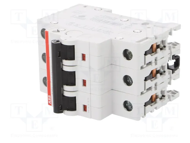 ABB S200 Interruptor magnetotérmico 3 polos 4A 6kA ABB S200 Interruptor magnetotérmico 3 polos 4A 6kA