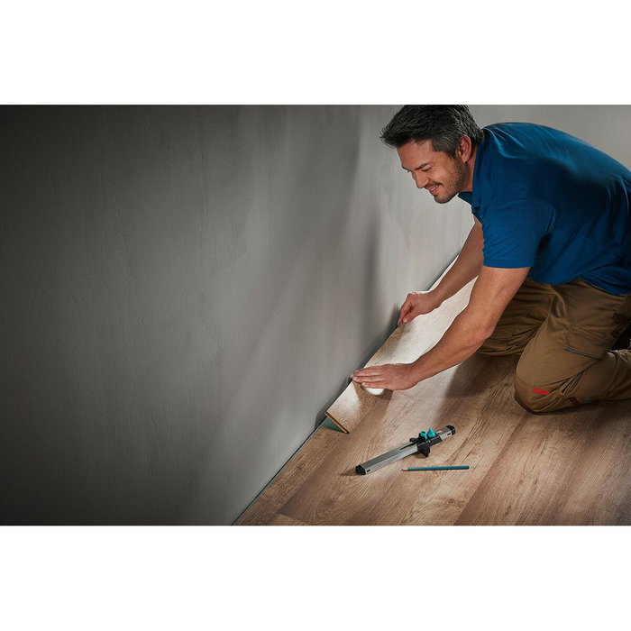 Wolfcraft Set para suelos perfectos ajuste de suelos laminados y de diseño