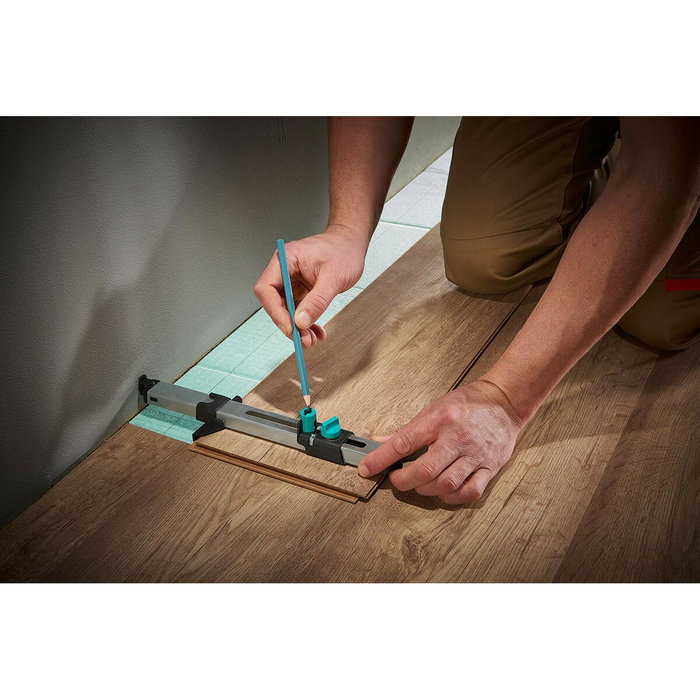 Wolfcraft Set para suelos perfectos ajuste de suelos laminados y de diseño