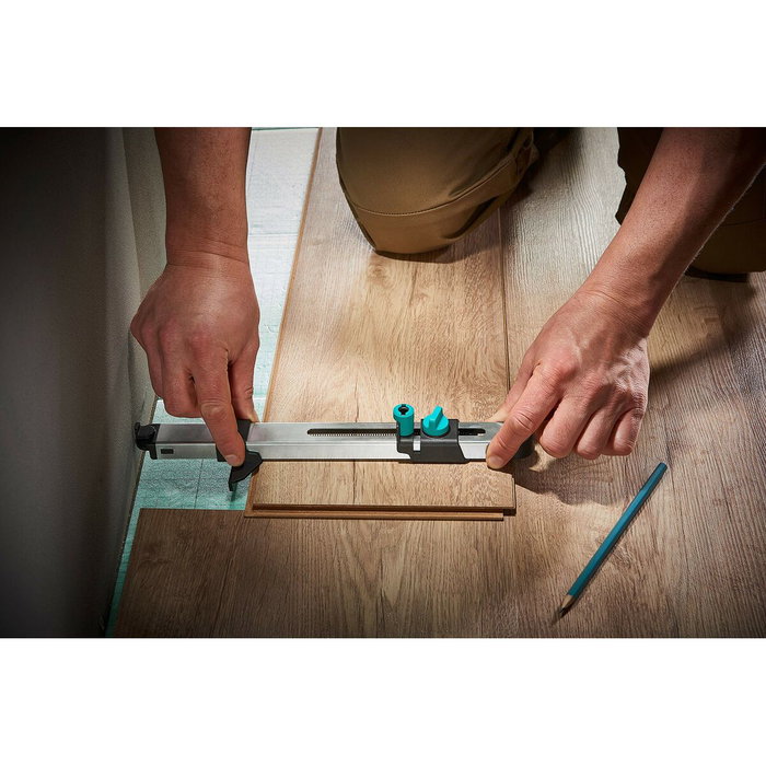 Wolfcraft Set para suelos perfectos ajuste de suelos laminados y de diseño