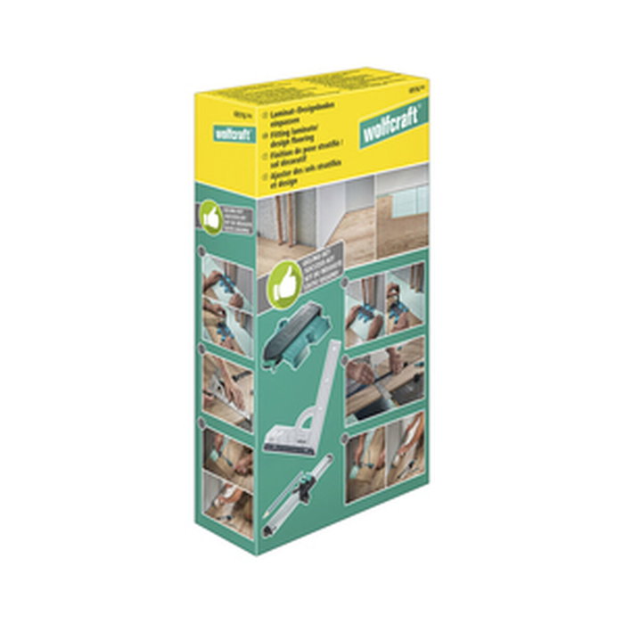 Wolfcraft Set para suelos perfectos ajuste de suelos laminados y de diseño