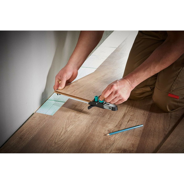 Wolfcraft Set para suelos perfectos ajuste de suelos laminados y de diseño