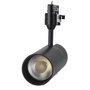 Foco de Carril Trifásico 30W COB CCT Negro (3000-6000K)