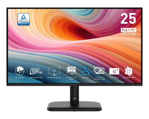 MSI PRO MP251L E2 Monitor 24,5 pulg. FHD IPS 120Hz Negro