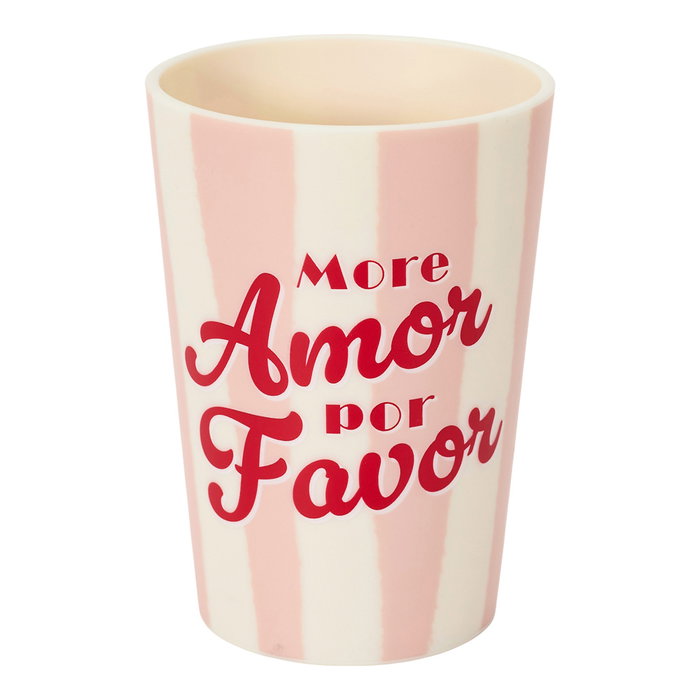 Home Deco Factory Vaso 250 ml Polipropileno Colección Dolce Vita - Color: Amarillo, Azul o Rosa