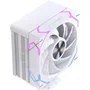 Einarex Ventus V100 EXAC-VT-100-R-W Refrigerador CPU 120mm RGB Blanco, Ventilador 2600 RPM PWM, Compatible con Sockets Intel LGA 1200/1700 y AMD AM4/AM5
