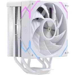Einarex Ventus V100 EXAC-VT-100-R-W Refrigerador CPU 120mm RGB Blanco, Ventilador 2600 RPM PWM, Compatible con Sockets Intel LGA 1200/1700 y AMD AM4/AM5