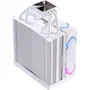 Einarex Ventus V100 EXAC-VT-100-R-W Refrigerador CPU 120mm RGB Blanco, Ventilador 2600 RPM PWM, Compatible con Sockets Intel LGA 1200/1700 y AMD AM4/AM5