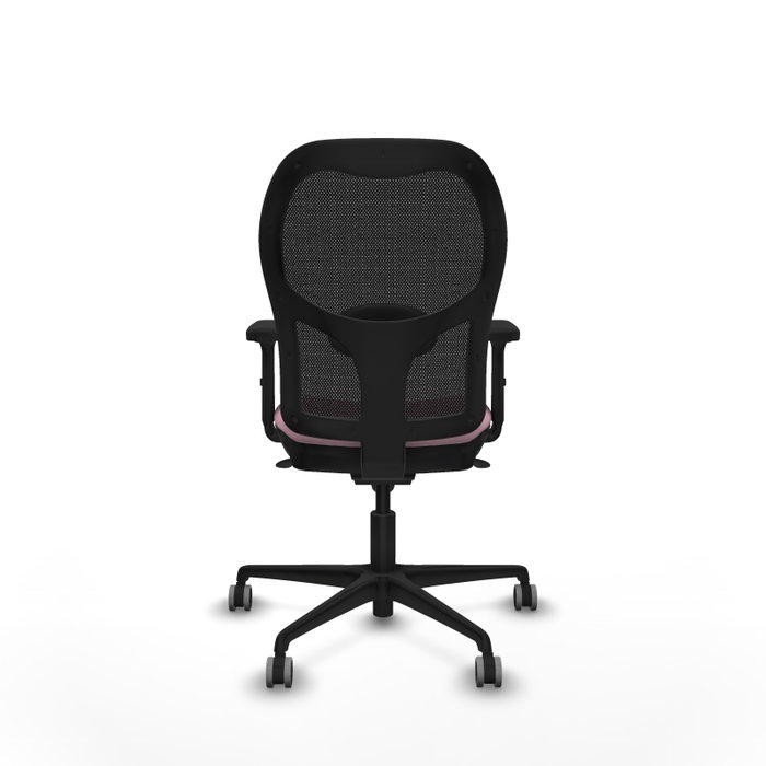 PIQUERAS Y CRESPO Silla de oficina Jorquera Rosa y Negra