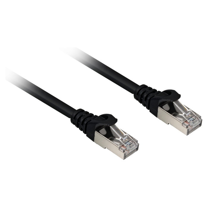 Sharkoon Patchkabel RJ45 Cat.6a SFTP, 0,5 m, Negro Sharkoon Patchkabel RJ45 Cat.6a SFTP, 0,5 m, Negro