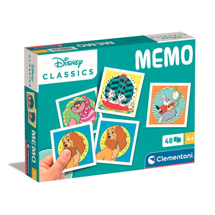 Clementoni Memo Pocket Disney Classic 18308 Juego de memoria 48 fichas +4 años Clementoni Memo Pocket Disney Classic 18308 Juego de memoria 48 fichas +4 años