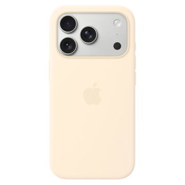 Apple iPhone 17 Pro Silicone Case with MagSafe vanilla