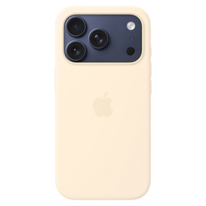 Apple iPhone 17 Pro Silicone Case with MagSafe vanilla