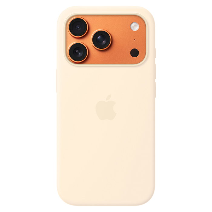 Apple iPhone 17 Pro Silicone Case with MagSafe vanilla