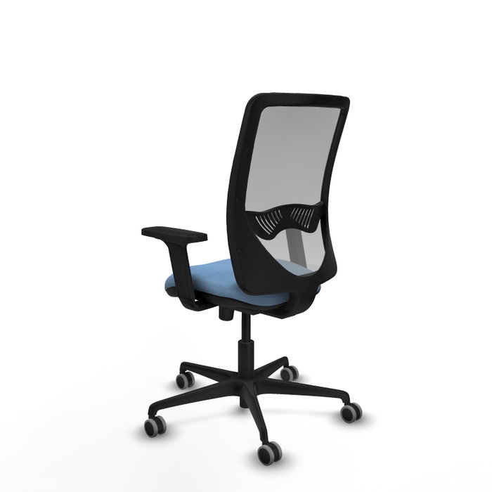 PIQUERAS Y CRESPO Silla de oficina Zulema con mecanismo Sincro, Azul cielo y Gris PIQUERAS Y CRESPO Silla de oficina Zulema con mecanismo Sincro, Azul cielo y Gris
