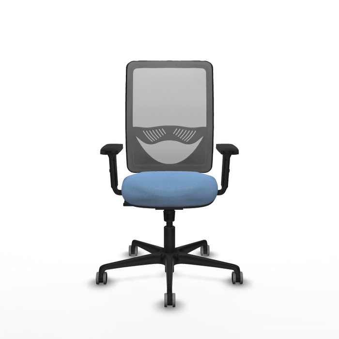 PIQUERAS Y CRESPO Silla de oficina Zulema con mecanismo Sincro, Azul cielo y Gris PIQUERAS Y CRESPO Silla de oficina Zulema con mecanismo Sincro, Azul cielo y Gris