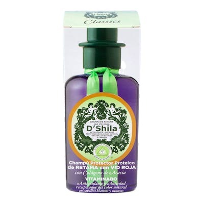 D'Shila Champú Retama y Vid Roja Blancos 300 ml