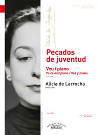 Pecados de juventud. Voz y piano, Alicia De Larrocha - BOILEAU