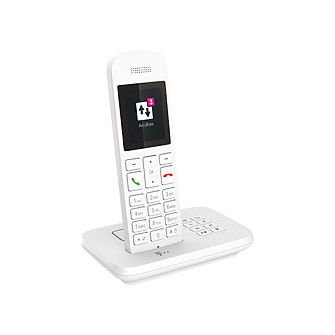 Telekom Sinus A12 Teléfono DECT Inalámbrico con Contestador Automático, Blanco, 2 Pulgadas de Pantalla TFT, Base Incluida Telekom Sinus A12 Teléfono DECT Inalámbrico con Contestador Automático, Blanco, 2 Pulgadas de Pantalla TFT, Base Incluida