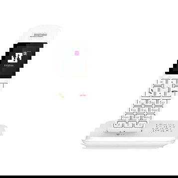 Telekom Sinus A12 Teléfono DECT Inalámbrico con Contestador Automático, Blanco, 2 Pulgadas de Pantalla TFT, Base Incluida Telekom Sinus A12 Teléfono DECT Inalámbrico con Contestador Automático, Blanco, 2 Pulgadas de Pantalla TFT, Base Incluida