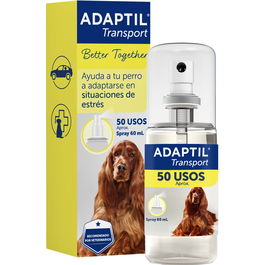 Adaptil Spray Calmante para Perros 60ml - Reproduce la feromona de apaciguamiento canina para tranquilidad