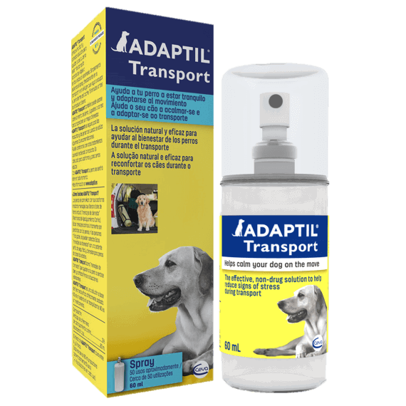 Adaptil Spray Calmante para Perros 60ml - Reproduce la feromona de apaciguamiento canina para tranquilidad