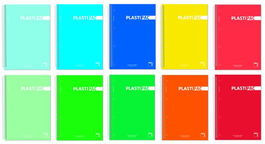 Bloc Pacsa Plastipac Micro.Tapa Pp A4 100H Cuadric.5X5 90G 5 Col. Banda Surtido (10 Col.) (Set de 4)