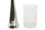 DKD Home Decor Portavelas de Aluminio y Cristal Cromado