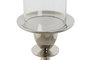 DKD Home Decor Portavelas de Aluminio y Cristal Cromado