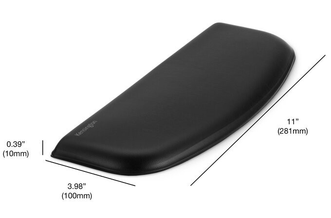 Kensington Reposamuñecas ErgoSoft™ para teclados finos y compactos, Negro Kensington Reposamuñecas ErgoSoft™ para teclados finos y compactos, Negro