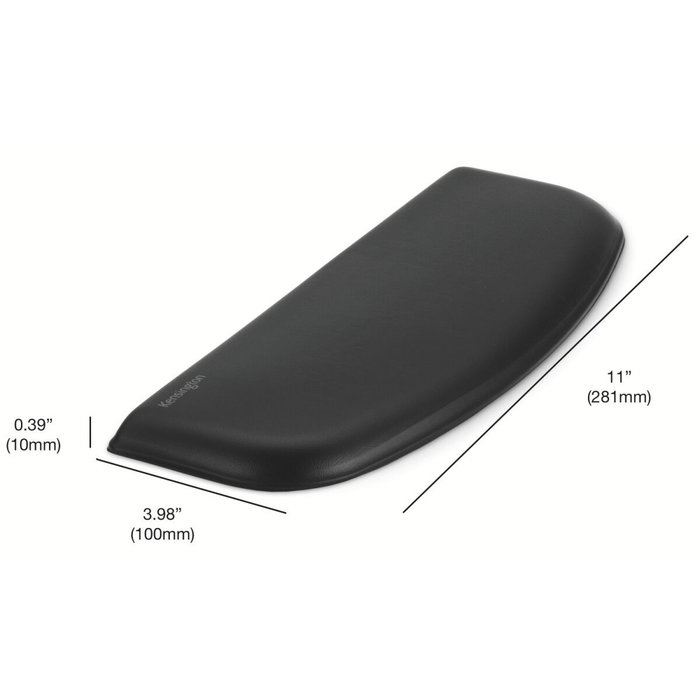 Kensington Reposamuñecas ErgoSoft™ para teclados finos y compactos, Negro Kensington Reposamuñecas ErgoSoft™ para teclados finos y compactos, Negro