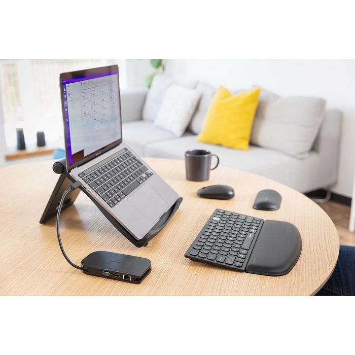 Kensington Reposamuñecas ErgoSoft™ para teclados finos y compactos, Negro Kensington Reposamuñecas ErgoSoft™ para teclados finos y compactos, Negro