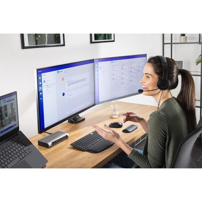 Kensington Reposamuñecas ErgoSoft™ para teclados finos y compactos, Negro Kensington Reposamuñecas ErgoSoft™ para teclados finos y compactos, Negro