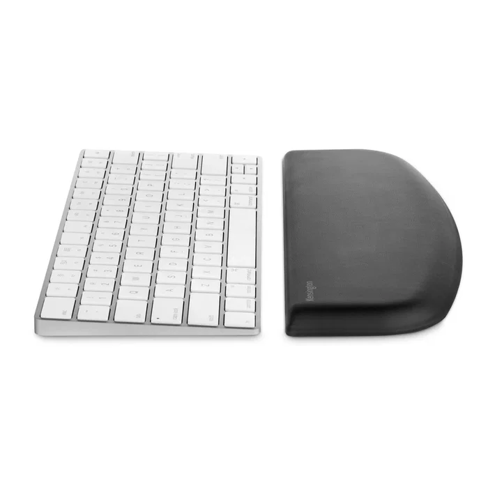 Kensington K52801EU Reposamuñecas ErgoSoft Negro para Teclado - Almohadilla de Gel Ultrasuave, Homologado Ergonómico, Diseño Profesional Antideslizante
