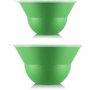 Bodum Topee Juego de 2 ensaladeras con tapa de silicona - Manzana