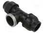 GEBO Conector de apriete Plast en polipropileno 40 x 1 1/2'' x 40