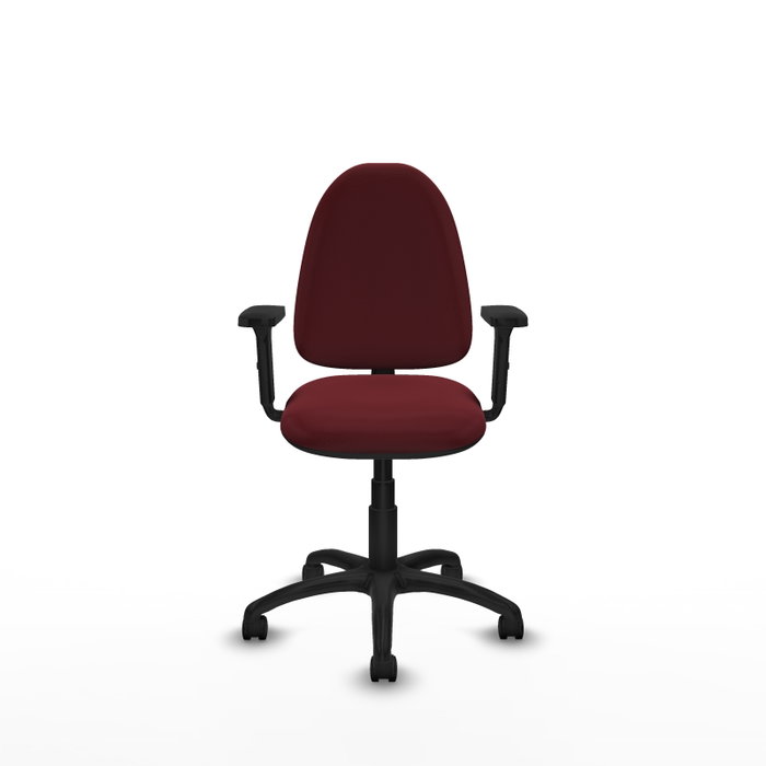 PIQUERAS Y CRESPO Silla de oficina Aýna Granate con Brazos 2D PIQUERAS Y CRESPO Silla de oficina Aýna Granate con Brazos 2D