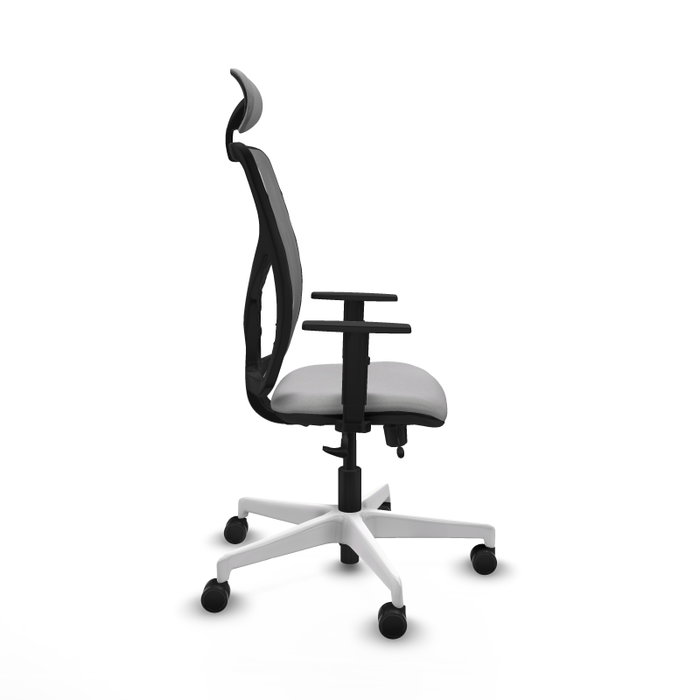 PIQUERAS Y CRESPO Silla de oficina Motilla con mecanismo Sincro/Traslack, Gris y Gris claro PIQUERAS Y CRESPO Silla de oficina Motilla con mecanismo Sincro/Traslack, Gris y Gris claro