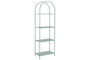 DKD Home Decor - Estantería Urban Arc Turquesa - 4 Baldas Desmontable - Metal 30 x 183.5 x 60 cm