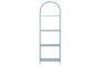 DKD Home Decor - Estantería Urban Arc Turquesa - 4 Baldas Desmontable - Metal 30 x 183.5 x 60 cm