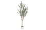 DKD Home Decor Árbol de Olivo Verde en Poliéster y Cemento 80x80x180 cm